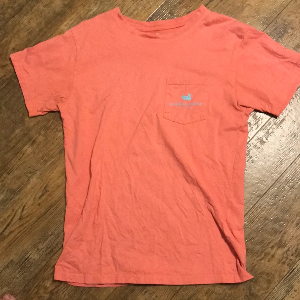 Coral/Pink Southern Marsh Shirt